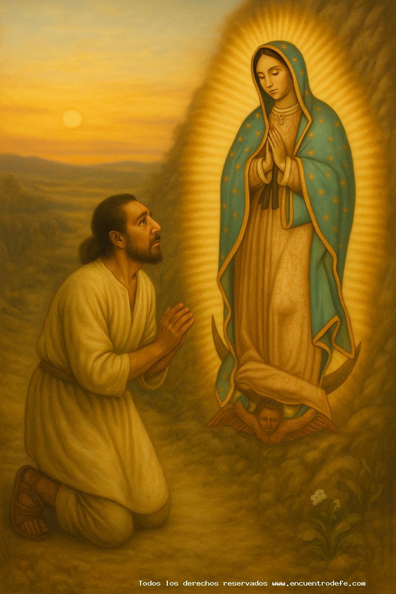 Segunda aparición de la Virgen a Juan Diego