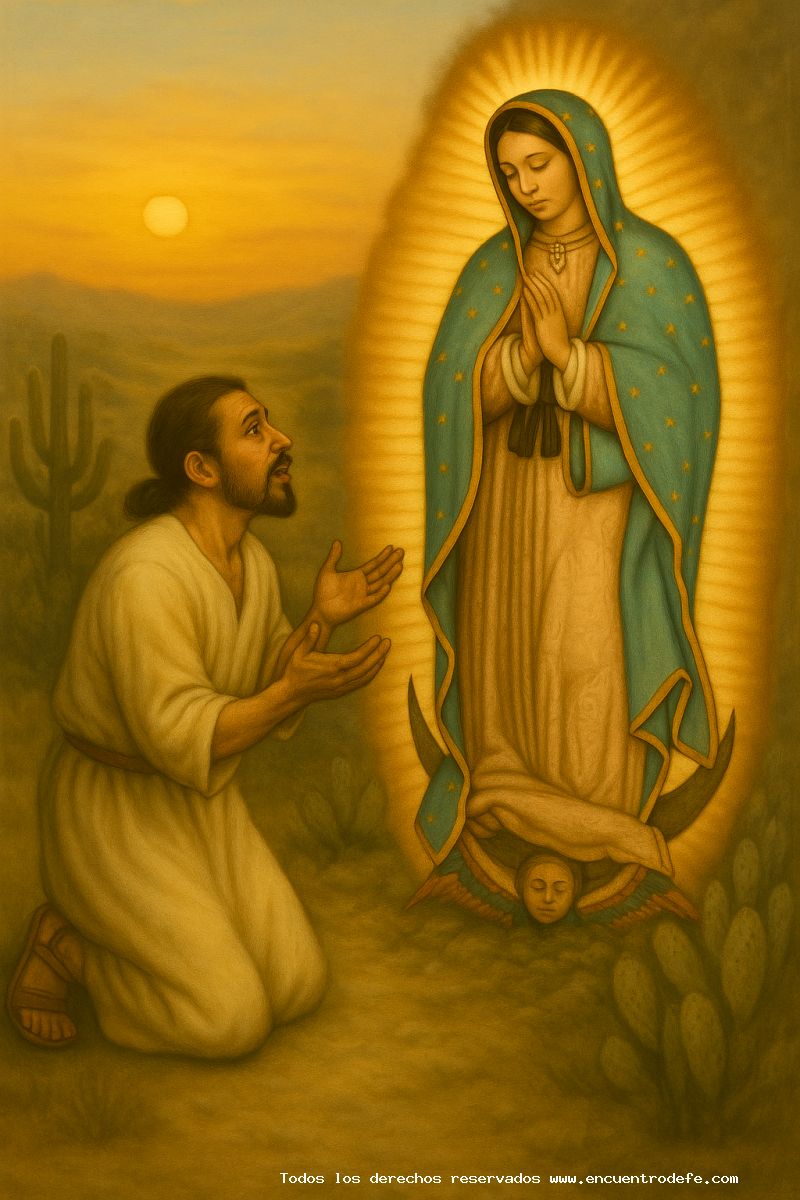 Tercera aparición de la Virgen a Juan Diego